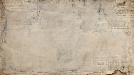 Textural legacy: gazette newspaper texture, distinctive pattern, roughness of vintage newsprint, nostalgic charm, sensory experience of handling, reading traditional newspaper, sense of media history.