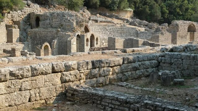 Butrint is the Albania's major archaeological centers and is protected under UNESCO as a World Heritage Site. The ancient town has been built. Ksamil Peninsula