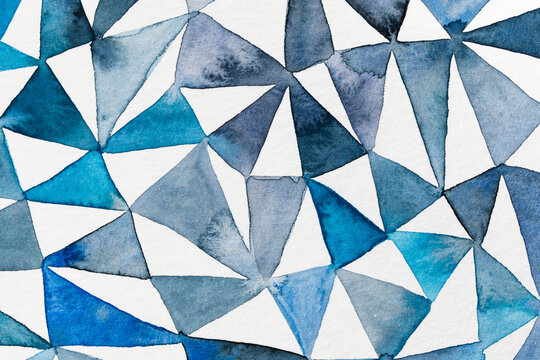 Shades of blue abstract