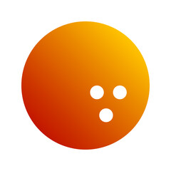 bowling gradient icon