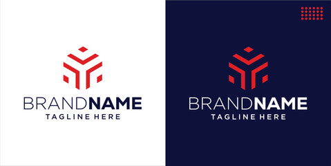 Creative Letter Y Hexagon Logo, Design Inspiration, Illustration, Vecto