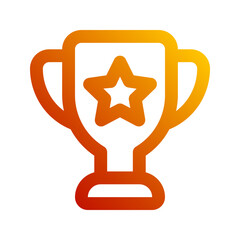 trophy gradient icon