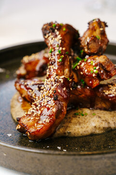 Glazed Ribs with Sesame