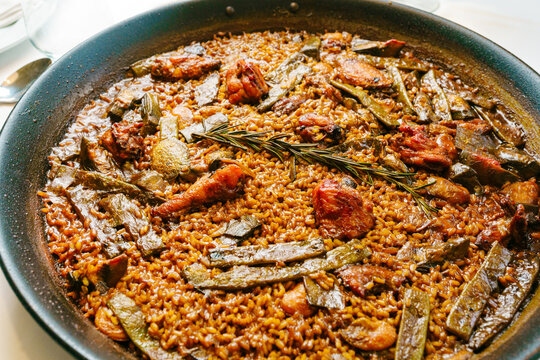 Traditional Valencian Paella