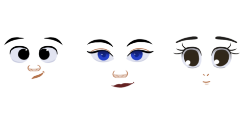 얼굴 표정(눈+코+입)