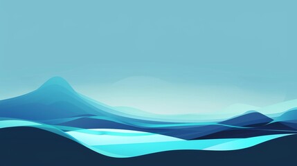 Slate blue minimalist background with space above for text flat design side view calm theme animation colored pastel