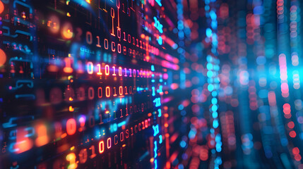 Código Digital: Um Fundo que Simboliza Linguagens de Programação e Tecnologia