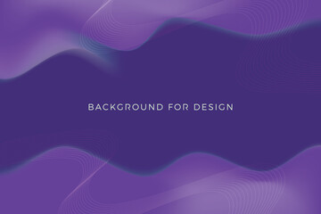 Abstract wave gradient blur background in blue background.Vector illustration