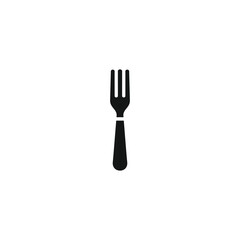 Fork icon vector. EPS 10 editable vector