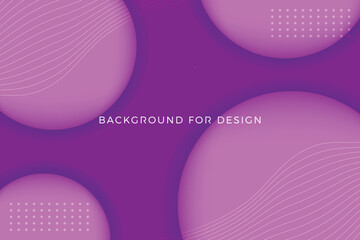 Purple abstract background with circle shapes.Vector illustration