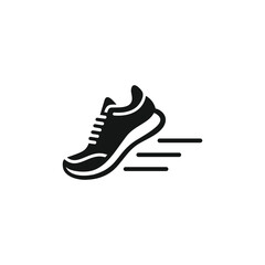 Running shoes icon vector. EPS 10 editable vector