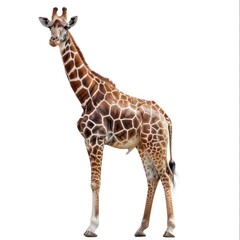 Fototapeta premium Giraffe isolated on white background