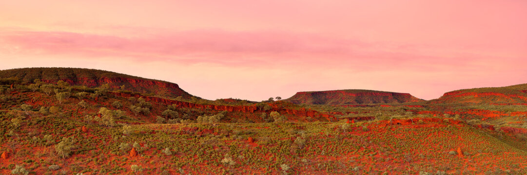 Dry desert landscape in Northern Australia