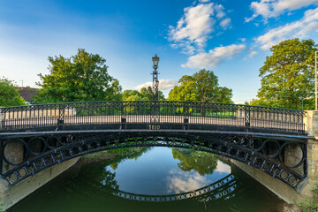 Tickford Bridge in Newport Pagnell in Buckinghamshire. England
