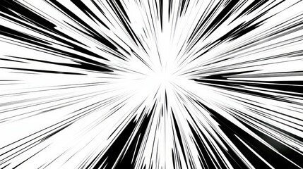 Experience the dynamic energy of manga and anime style comic speed lines featuring an alpha channel Dive into the action with three distinct concentration lines radial vertical and diagonal