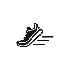 Running shoes icon vector. EPS 10 editable vector