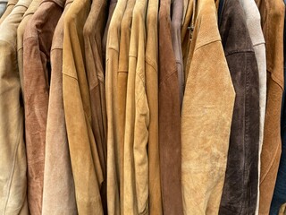 brown suede jackets