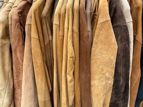 brown suede jackets