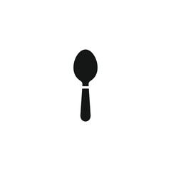 Spoon icon vector. EPS 10 editable vector