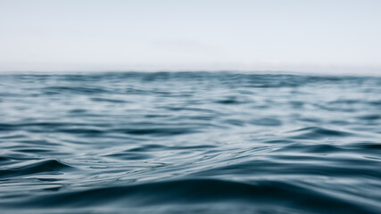 Calm ocean water with ripples
