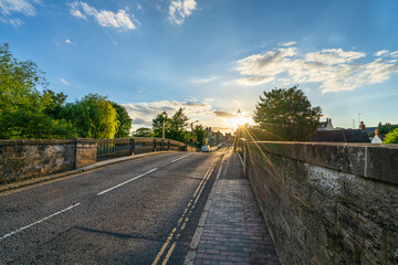 Tickford Bridge in Newport Pagnell in Buckinghamshire. England