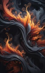 abstract background with swirls