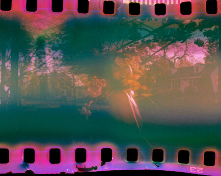 film soup portrait of young woman dancing 
