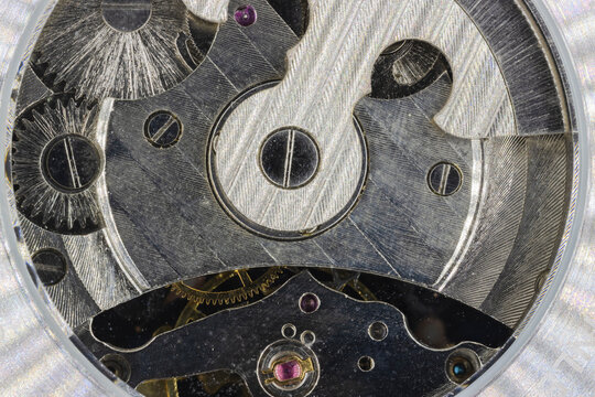 Back Of A Vintage Wristwatch  