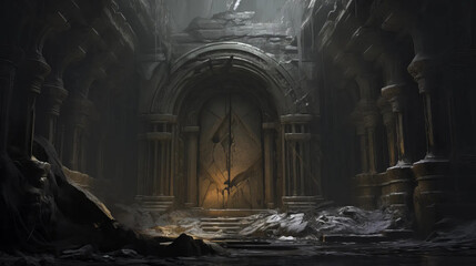 Forgotten Vault: Secrets of a Lost World Await Fantasy  wallpaper