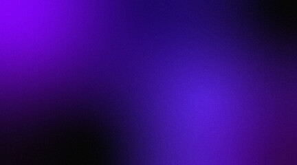 Abstract dark grainy gradient background fading from purple to black for poster cover backdrop...