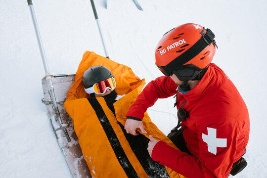Ski Patrol Rescue Operation
