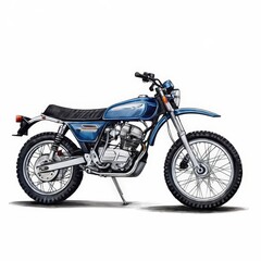 Fototapeta premium the AI Image Generator, motorcycle with a chrome headlight