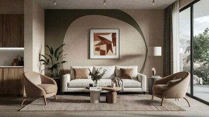 Fototapeta premium modern living room