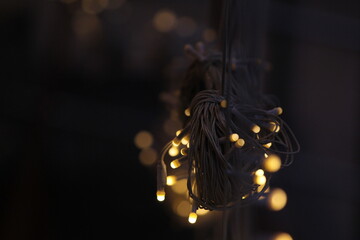led string fairy lights with bokesh effect for christmas and festivals