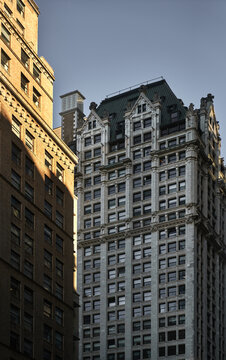 Close-Up Of A Classical Residential In NYC
