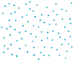 Dots seamless pattern, 手描き水玉パターン