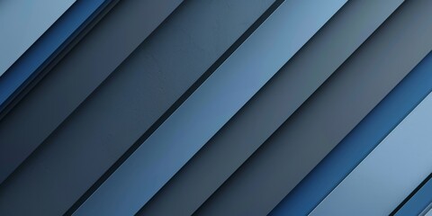 Fototapeta premium Elegant Blue Luxurious Background with Diagonal Gray Shadow Stripes. Subtle Dynamic Abstract BG. Stylish Geometric New Form. Versatile Minimal 3D Modern Background. Stunning Luxury Business Template, 