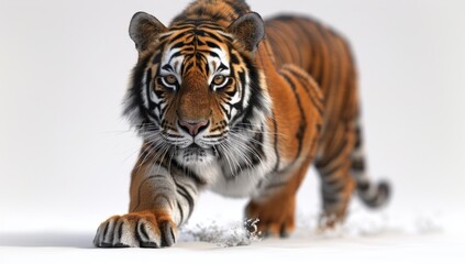 A Majestic Tiger in a Striking Pose