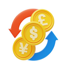 3D Fiat Currency support allows users to exchange. 3D Icon