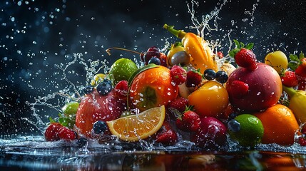 Vibrant Fruit Splash
