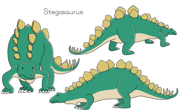 ステゴザウルス　恐竜セット