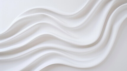 Fototapeta premium Striped white gray background with wavy pattern