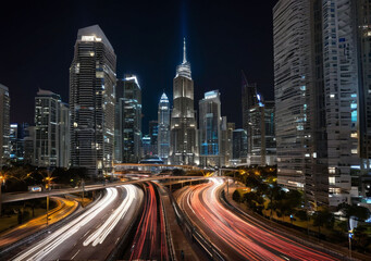 Fototapeta premium city at night