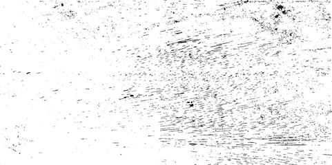 Worn black grunge texture. Dark grainy texture on white background. Dust overlay textured. Grain noise particles. Torn graininess pattern. Distressed overlay texture. Vector Illustration.