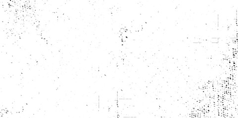 Worn black grunge texture. Dark grainy texture on white background. Dust overlay textured. Grain noise particles. Torn graininess pattern. Distressed overlay texture. Vector Illustration.