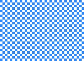 市松模様の背景A　青