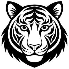 tiger head vector