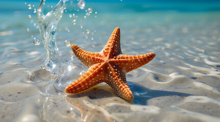 Starfish on the beach