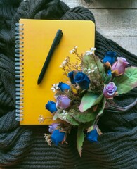 Bouquet of flower with blank space 