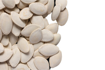 Isolated of pumpkin seeds 